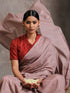 Hazel Silk Blend Handloom Saree