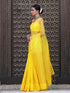 Haldi Chanderi Saree with blouse fabric