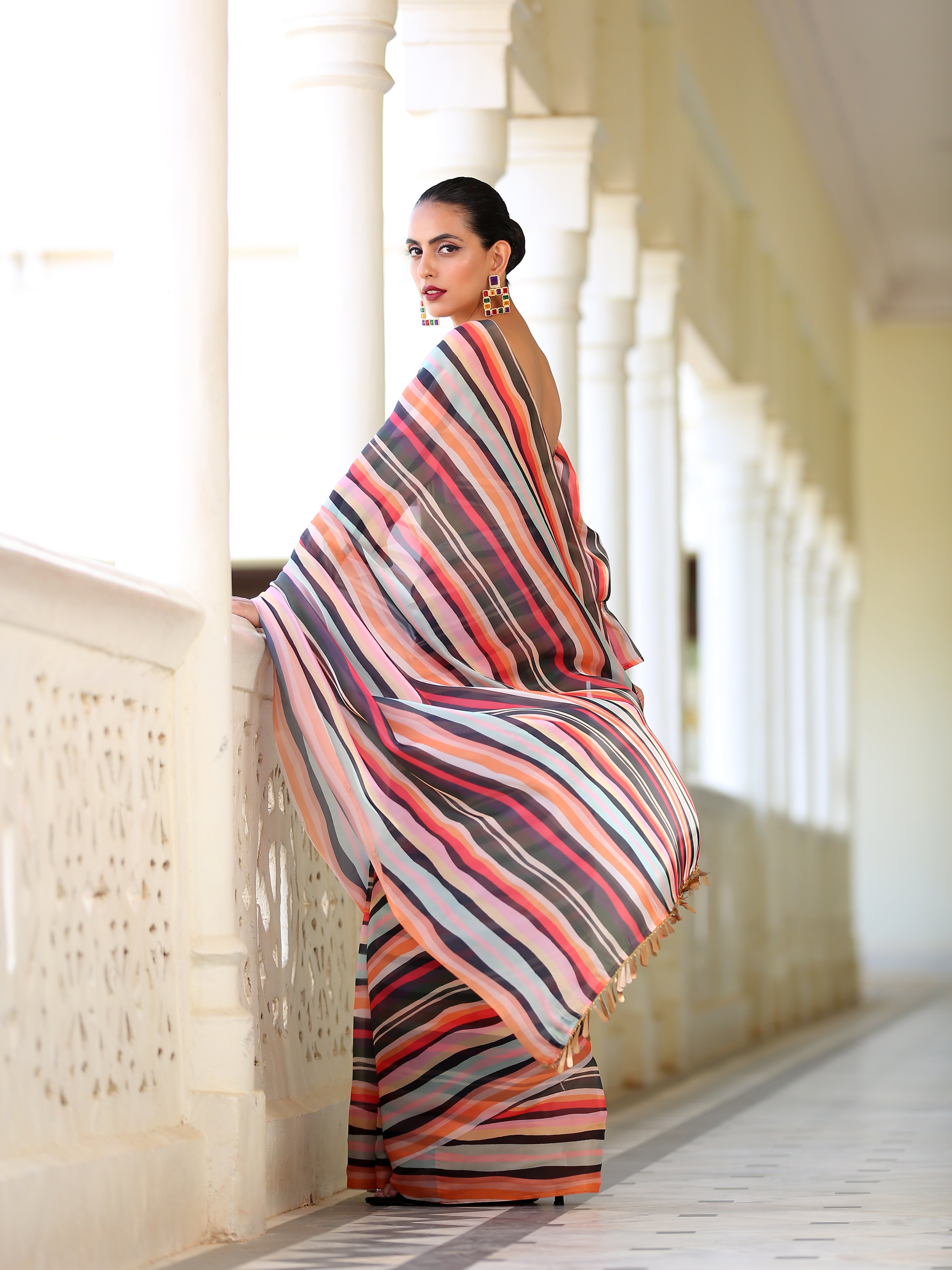 Metropolitan saree — view 3