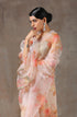 Rose Breeze Printed Organza Saree