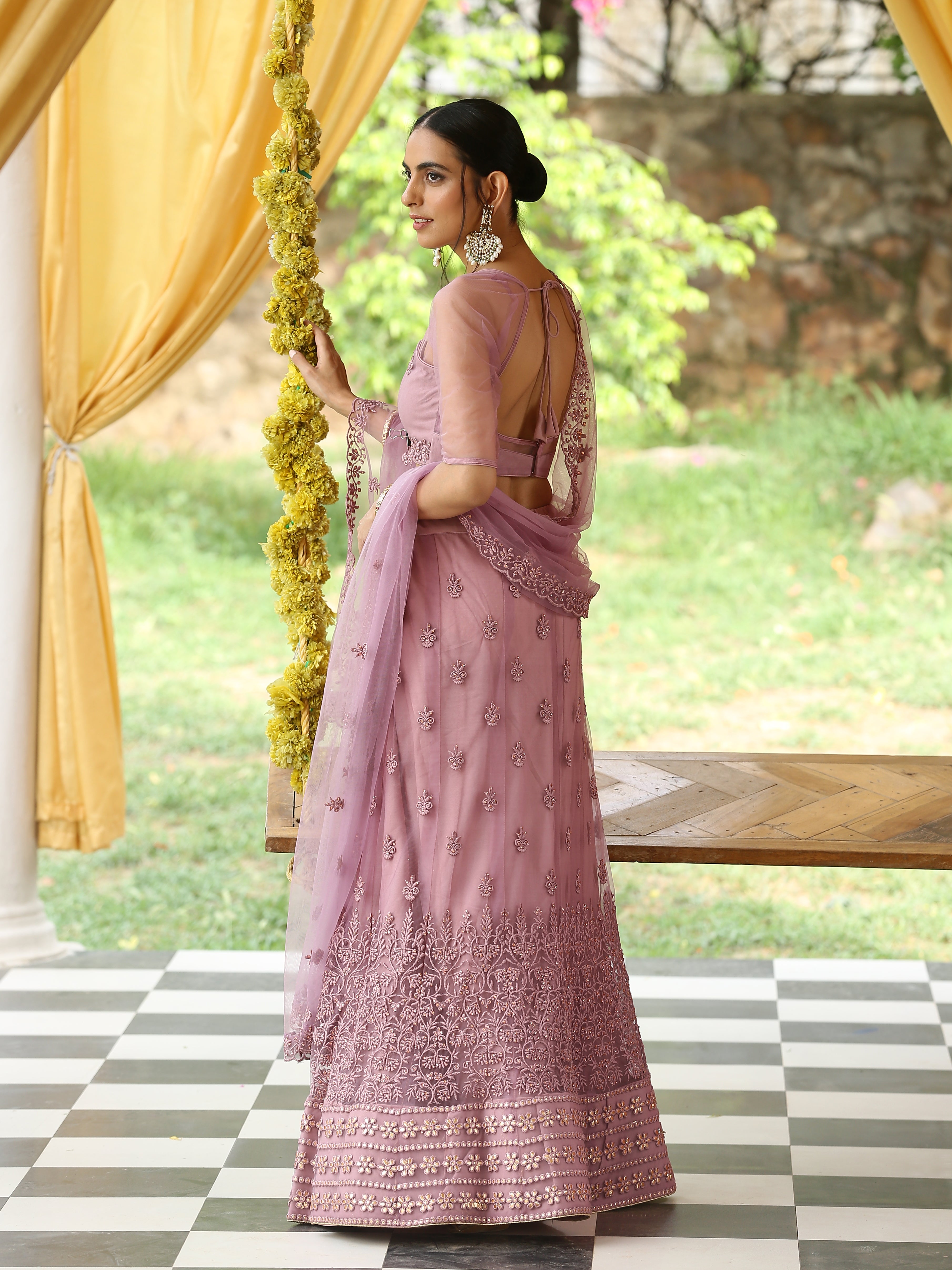 Majestic Mauve Lehenga Set