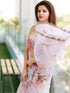 Rose Breeze Printed Organza Saree