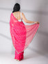 SET | Pink Gold Chiffon Saree with Iridescent Sequin Square Neck Blouse - 2 Piece