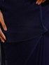 Diamonte Blue Chiffon Saree