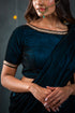Velvet Blue Blouse