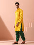 Emerald Green Satin Dhoti