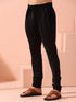 SET of 2 - Black Korean Kurta with Sequin Placket and Churidar