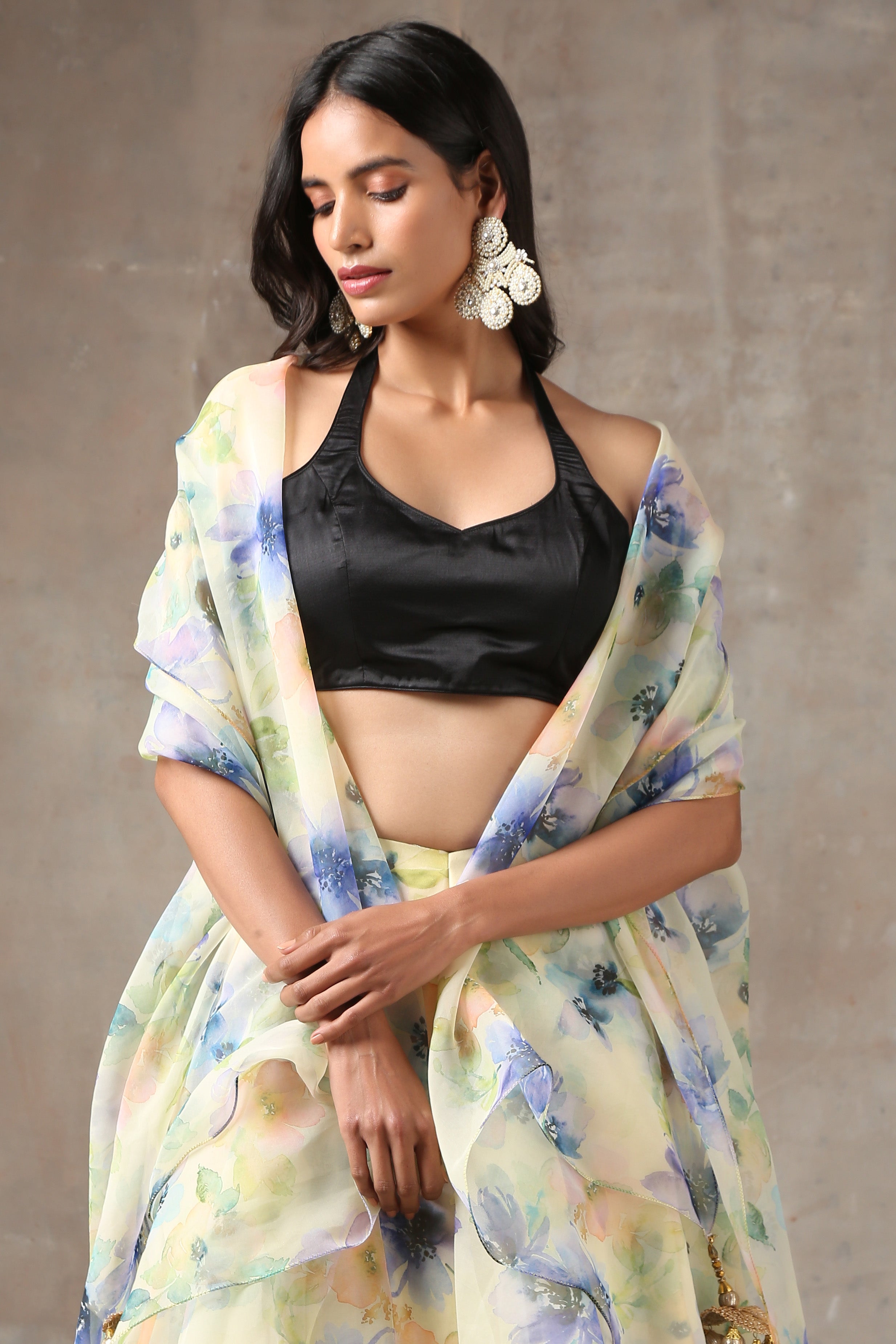 Naughty Organza Lehenga