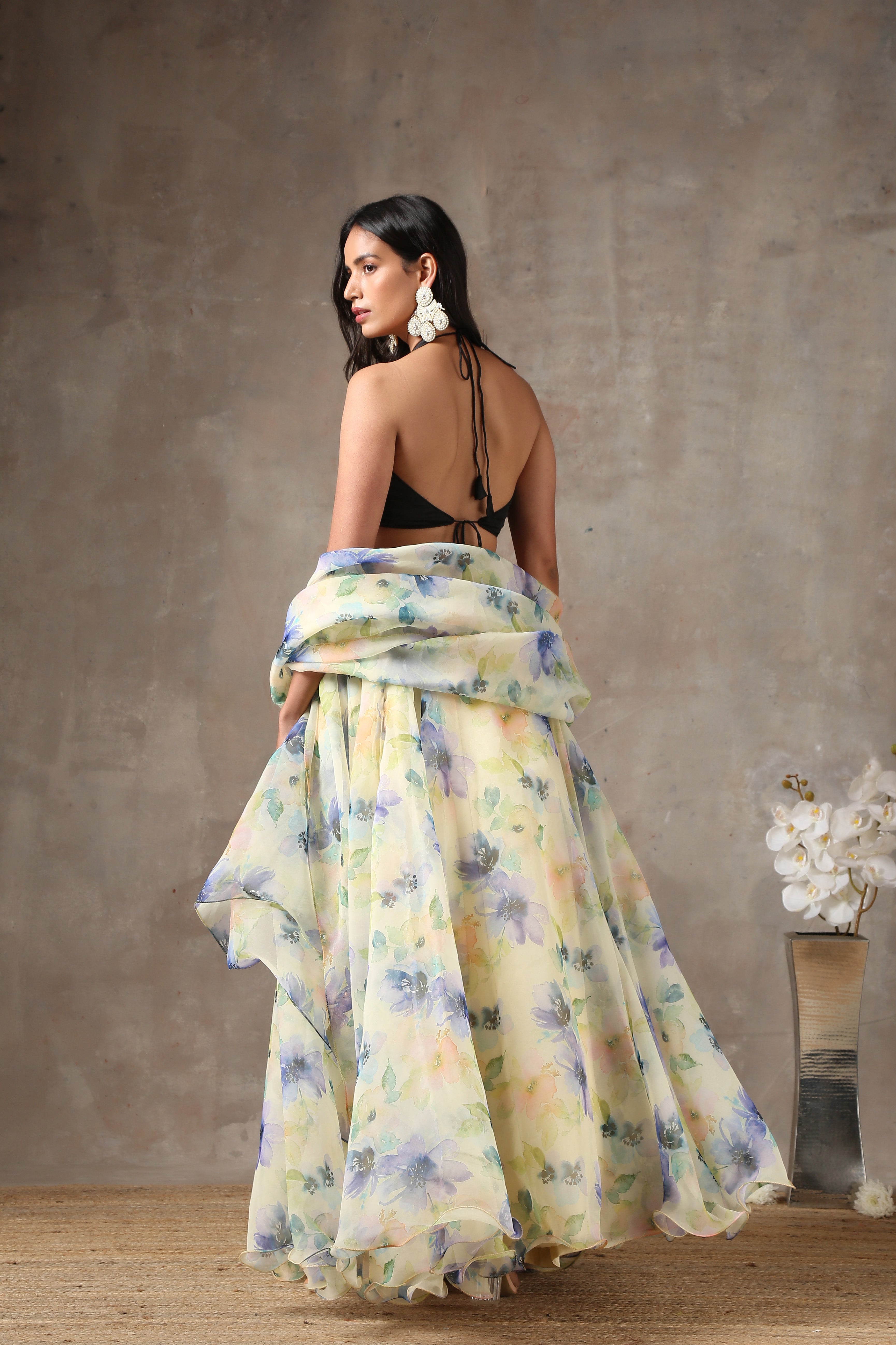 Naughty Organza Lehenga
