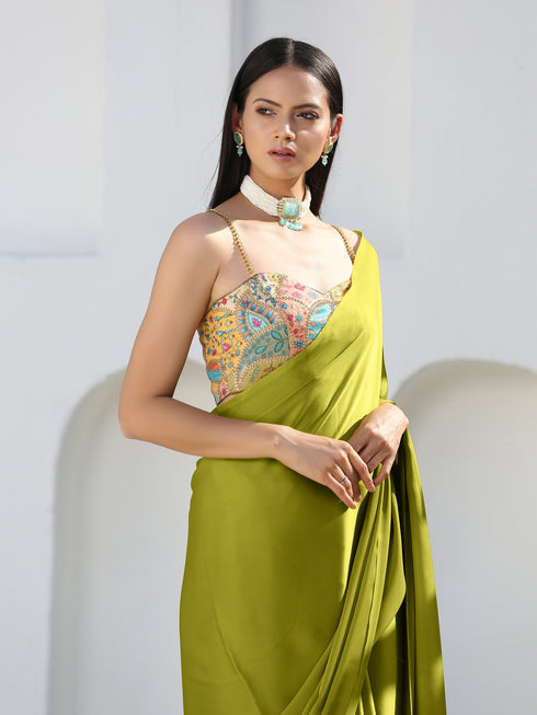 Blouse - Chained Surprise Metal Strap