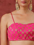 Blouse - Pink Brocade