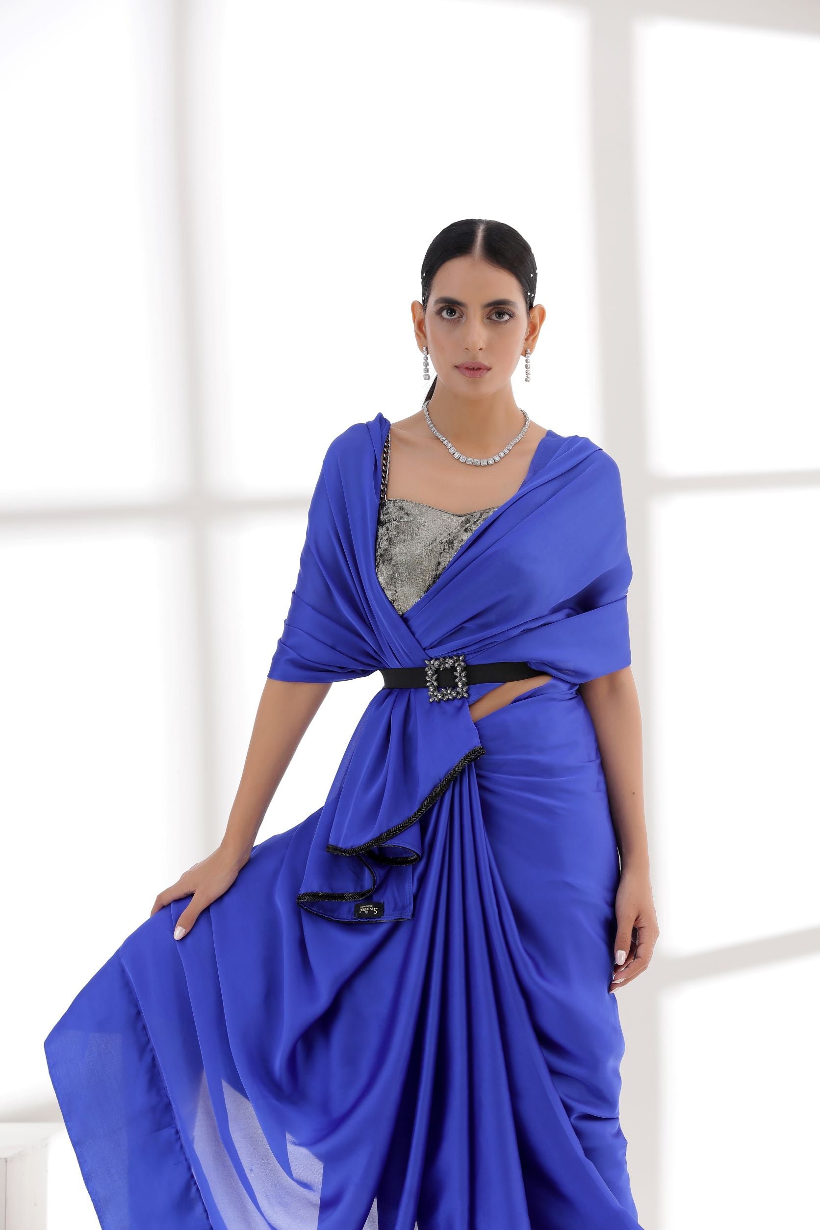 Belt - Onyx Buckle Stretch Belt