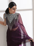 Cape - Silver Grey Beaded Diagonal Cape