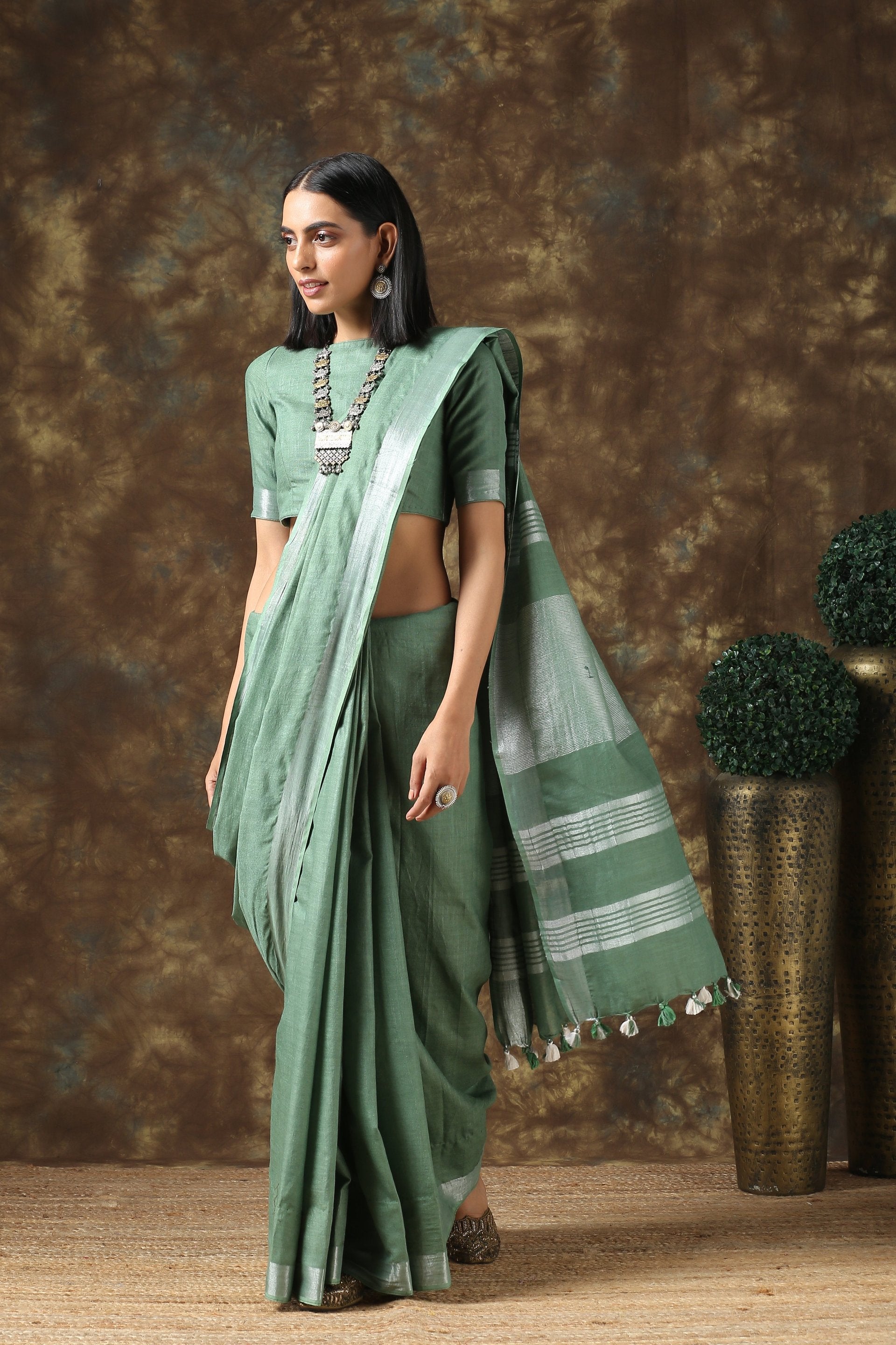 How to take care of your Linen Sarees at home?
