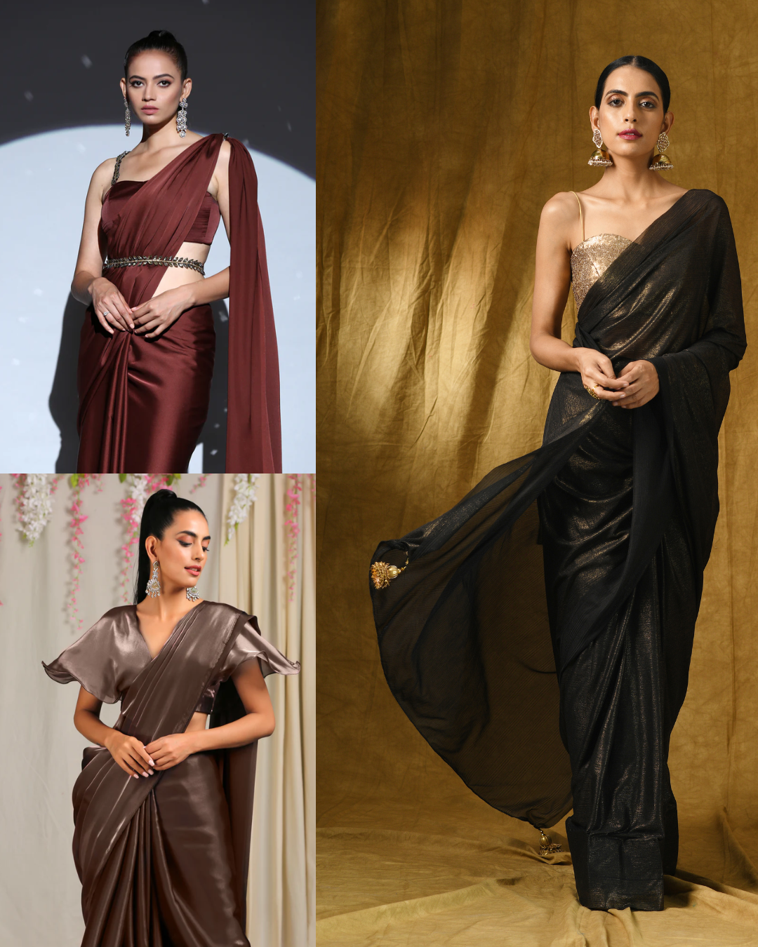 Trendy Evening Wear Sarees that your wardrobe is incomplete without