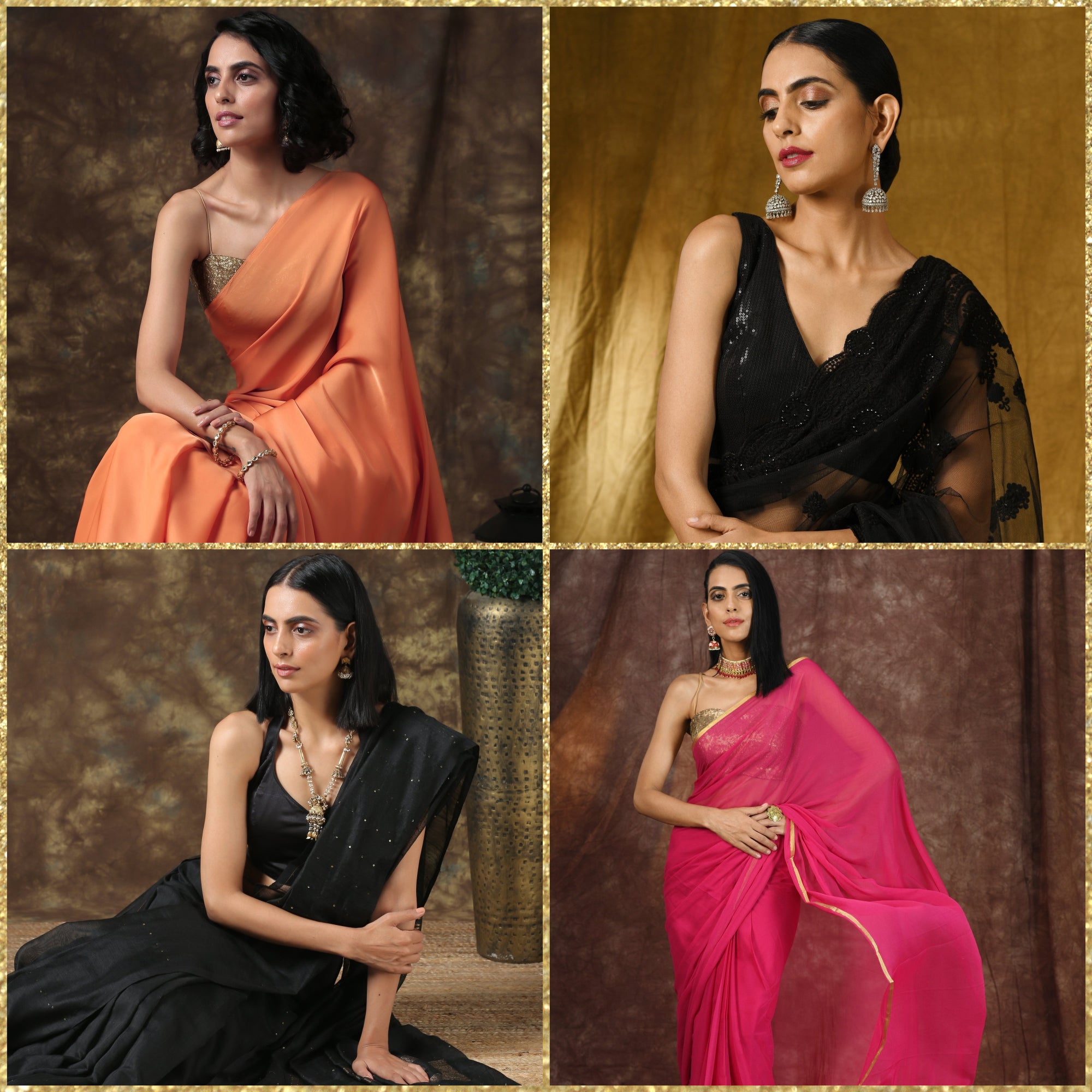 Which Saree Material will help you glow in  Festive Season?