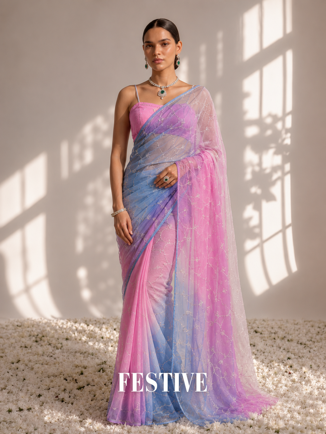 Celebrity-Inspired Saree Looks for Diwali