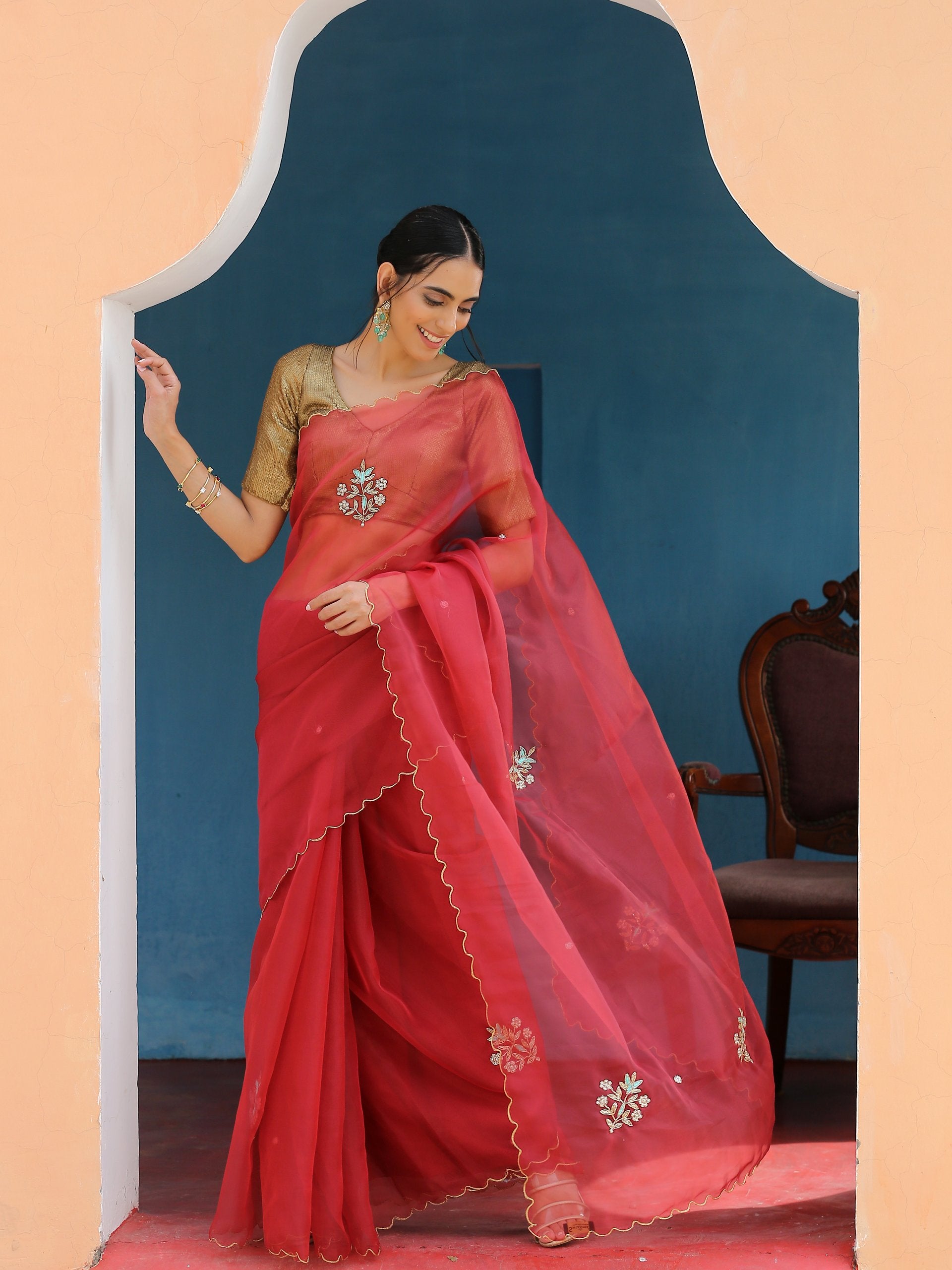 Organza Saree