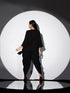 1 pc - Keyhole Black Korean Kurta Top