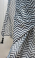 Enigma Organza Printed Saree with Pendants and Blouse Fabric