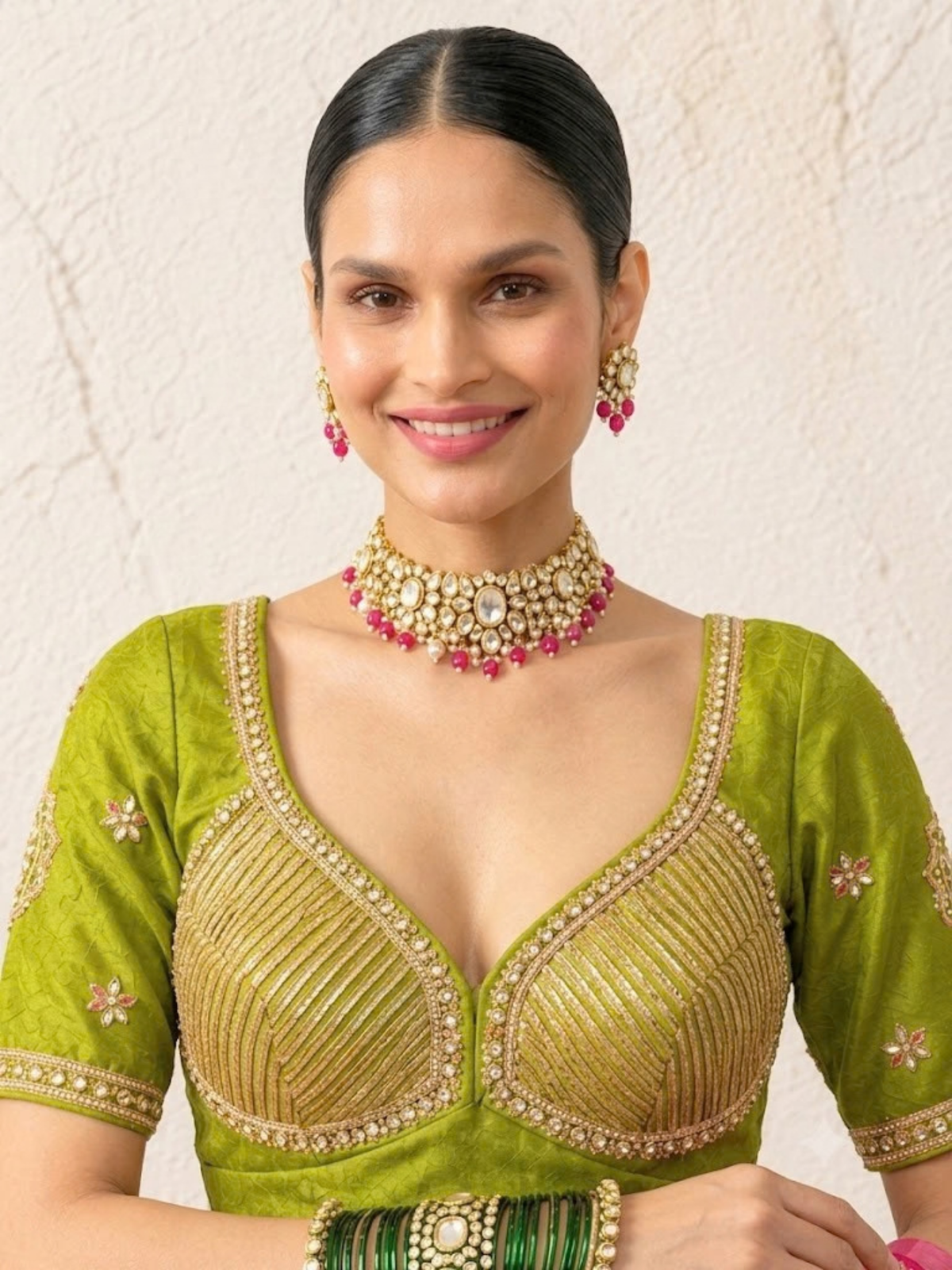 Lime Aangi Blouse