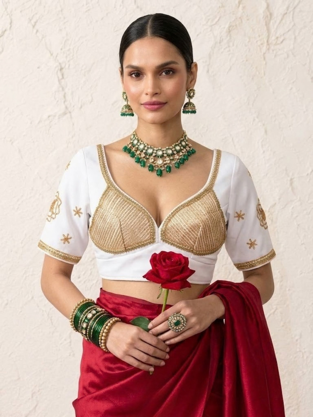 White Aangi Blouse