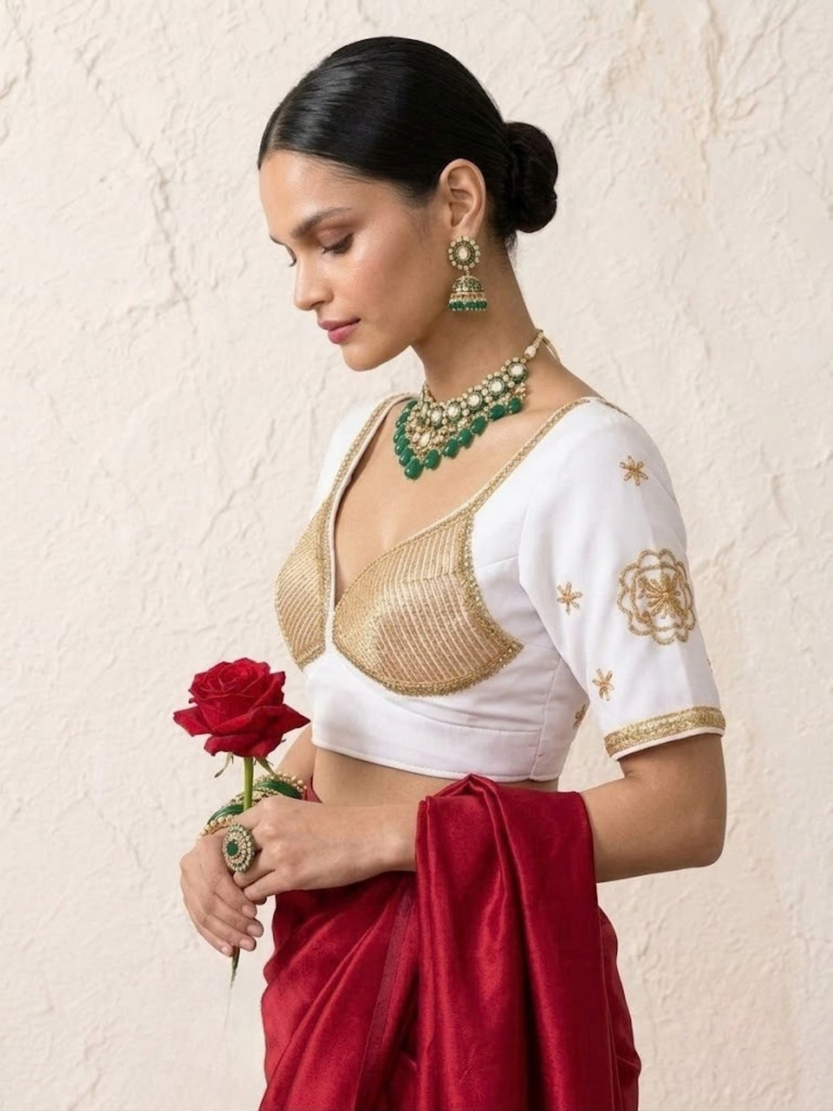 White Aangi Blouse