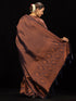 Asma Blue Jaal Work Soft Silk Saree with Blouse