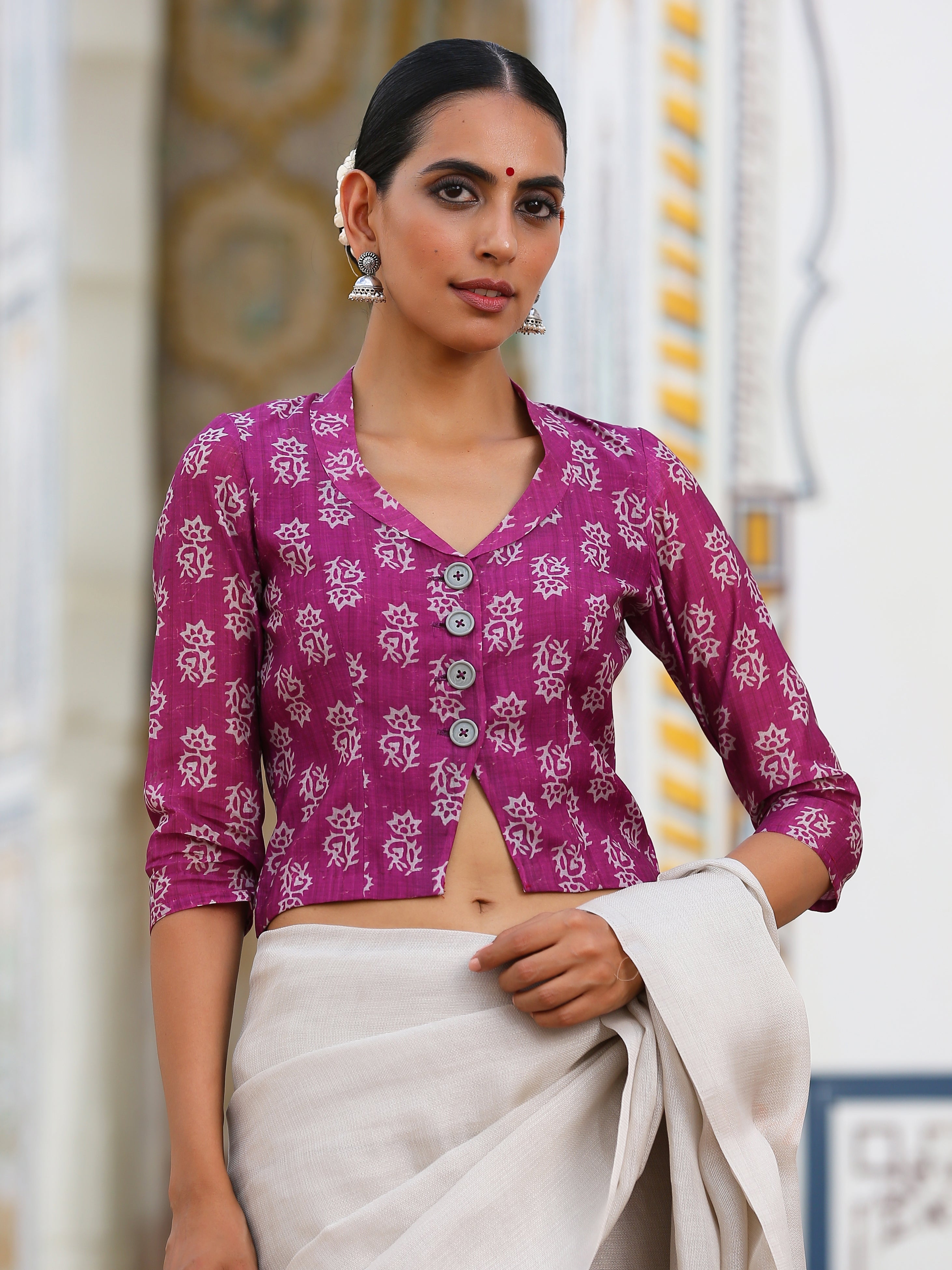 Mulberry Flower Blouse