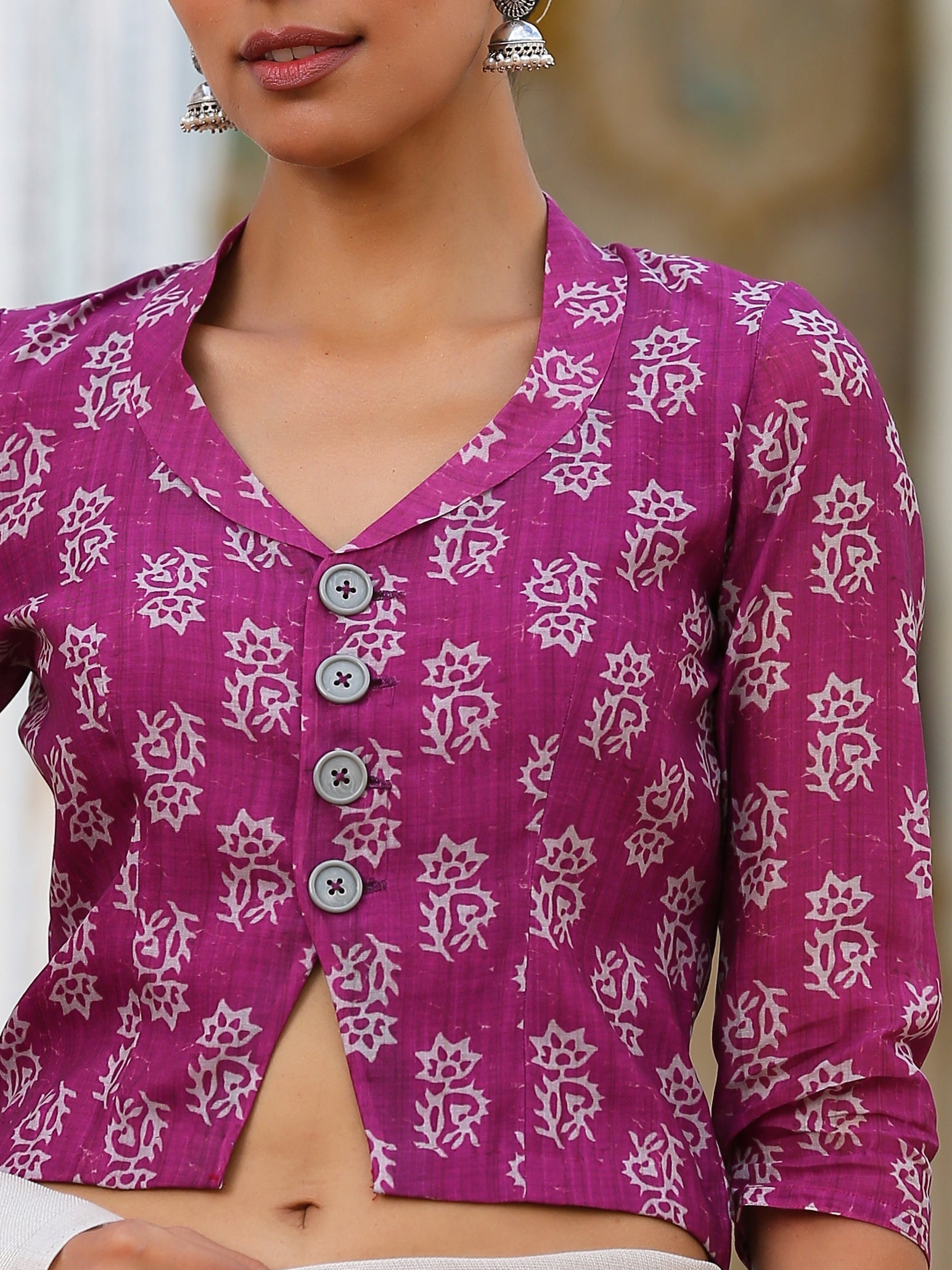 Mulberry Flower Blouse