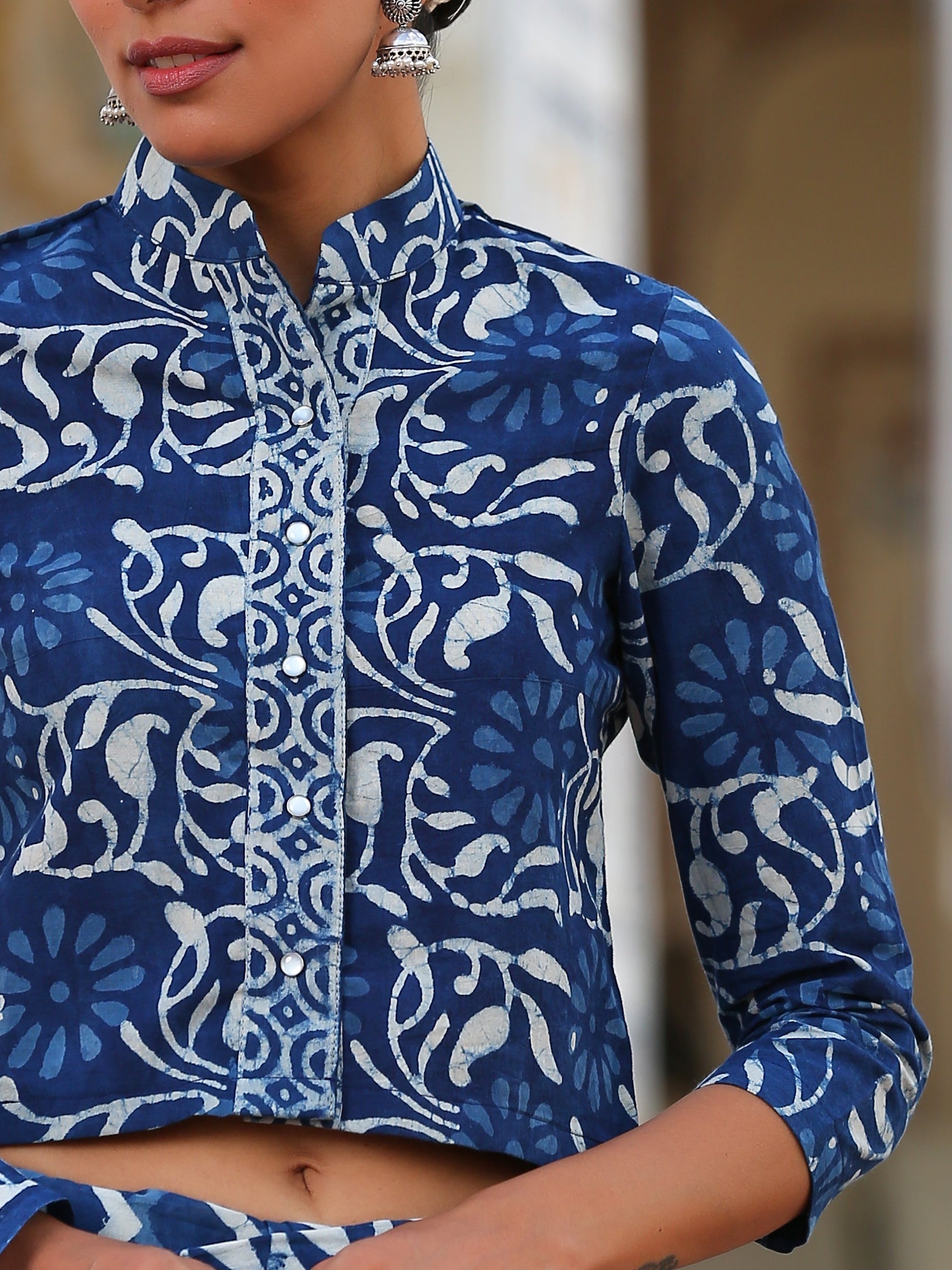 Indigo Indulgence Blouse
