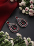 Pink Loops American Diamond Earrings