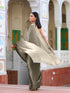 Blouse - Liquid Gold Organza V Neck