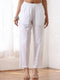 Women’s White Pant | 1 Pc, 100% Cotton Cambric Fabric, Workwear ,Casual Wear
