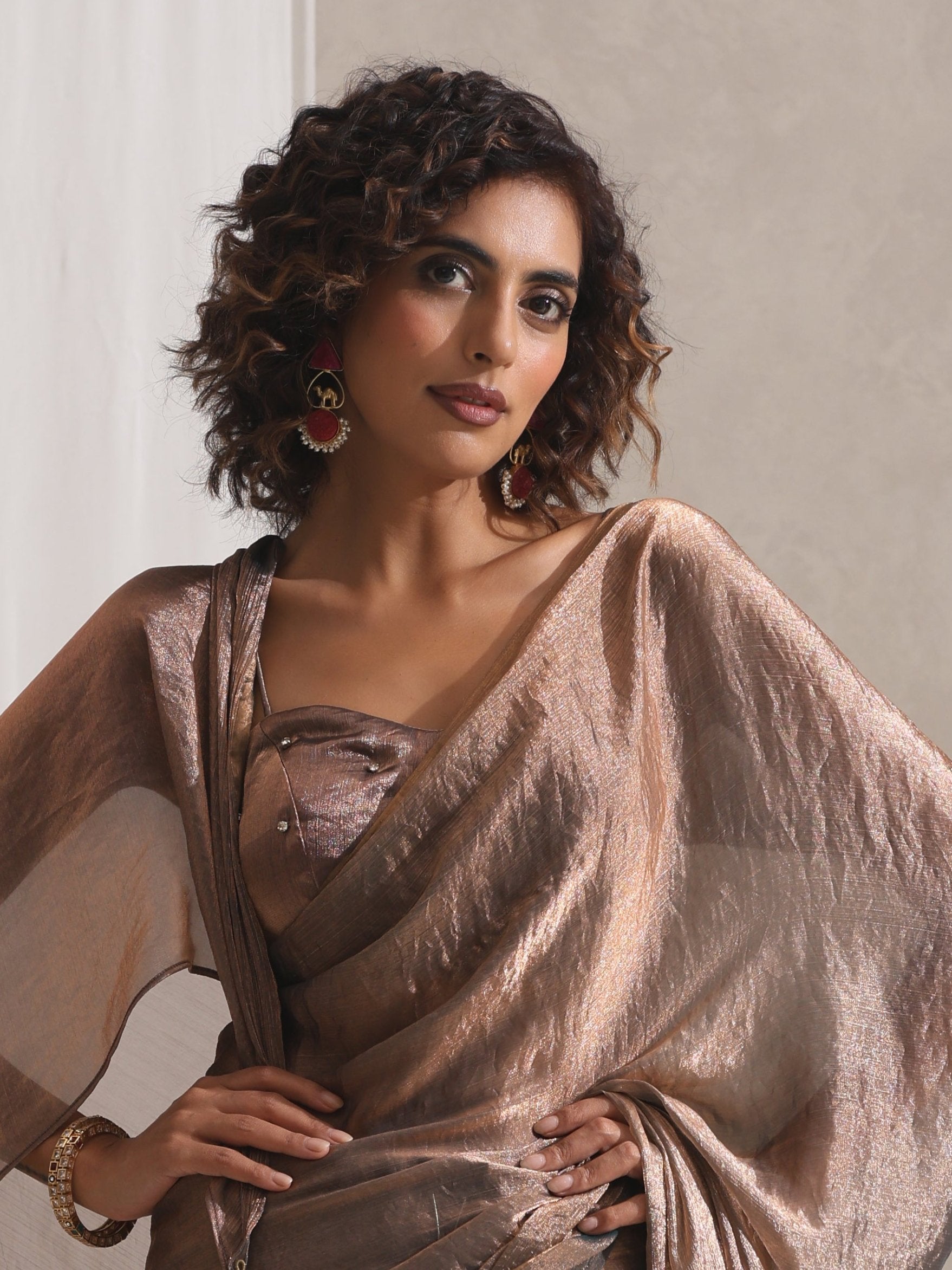 Blouse with Swaroski Beads
