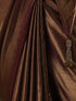 Gold Chocolate Chiffon Saree