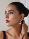 Pearl Diamond Drop Earring