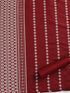3 pc Unstitched Suit SET - Maroon Cotton Silk Jacquard Kurta with Heavy Dupatta and Pyjama