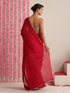Rouge Allure Chiffon Saree with Lace Edge