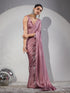 Rise Above Mauve-Pink Ruffle Saree
