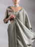 Blouse - Liquid Gold Organza V Neck