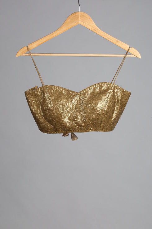 Blouse - Gold Sequin