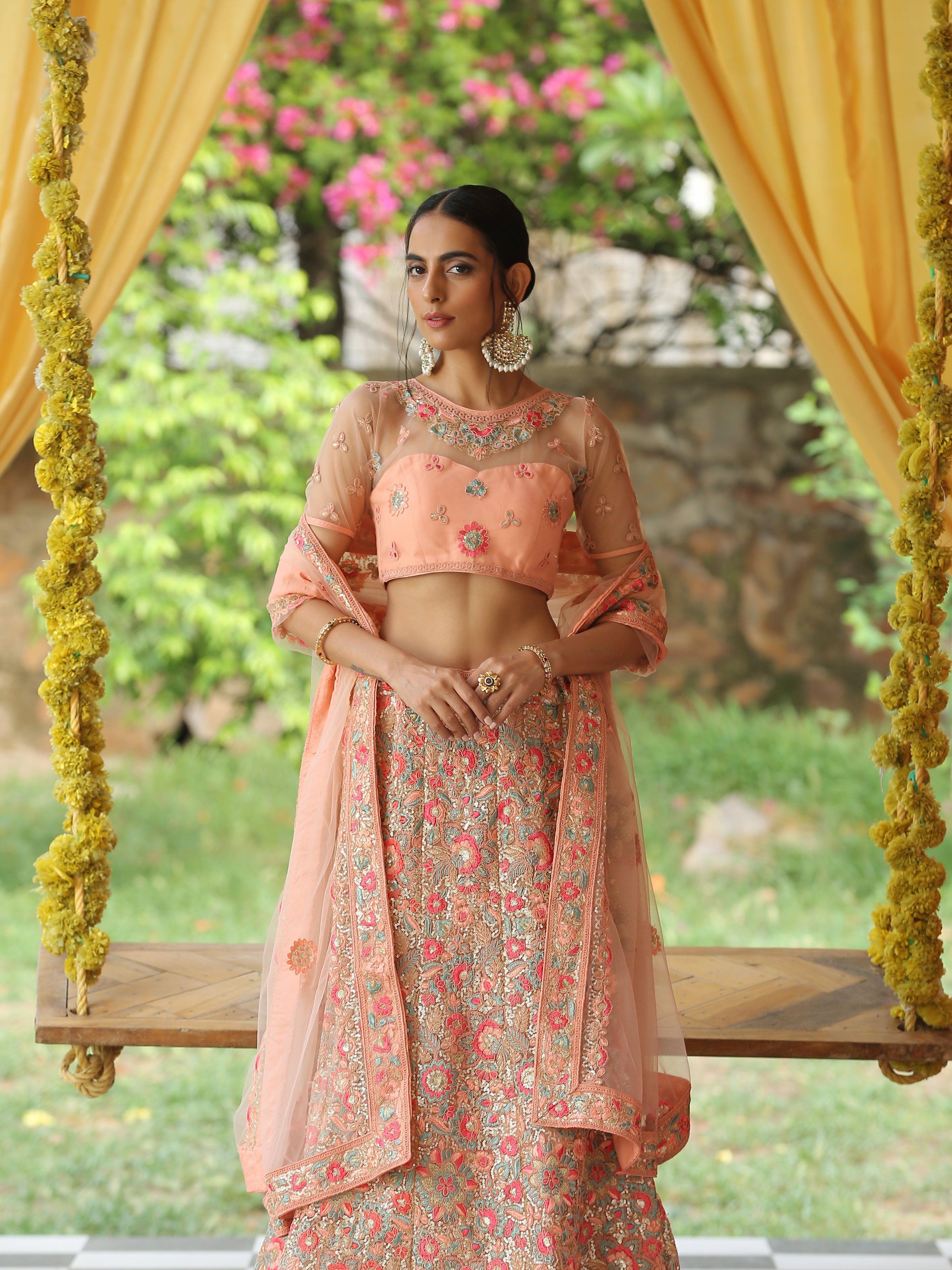 Blushing Bride Lehenga Set