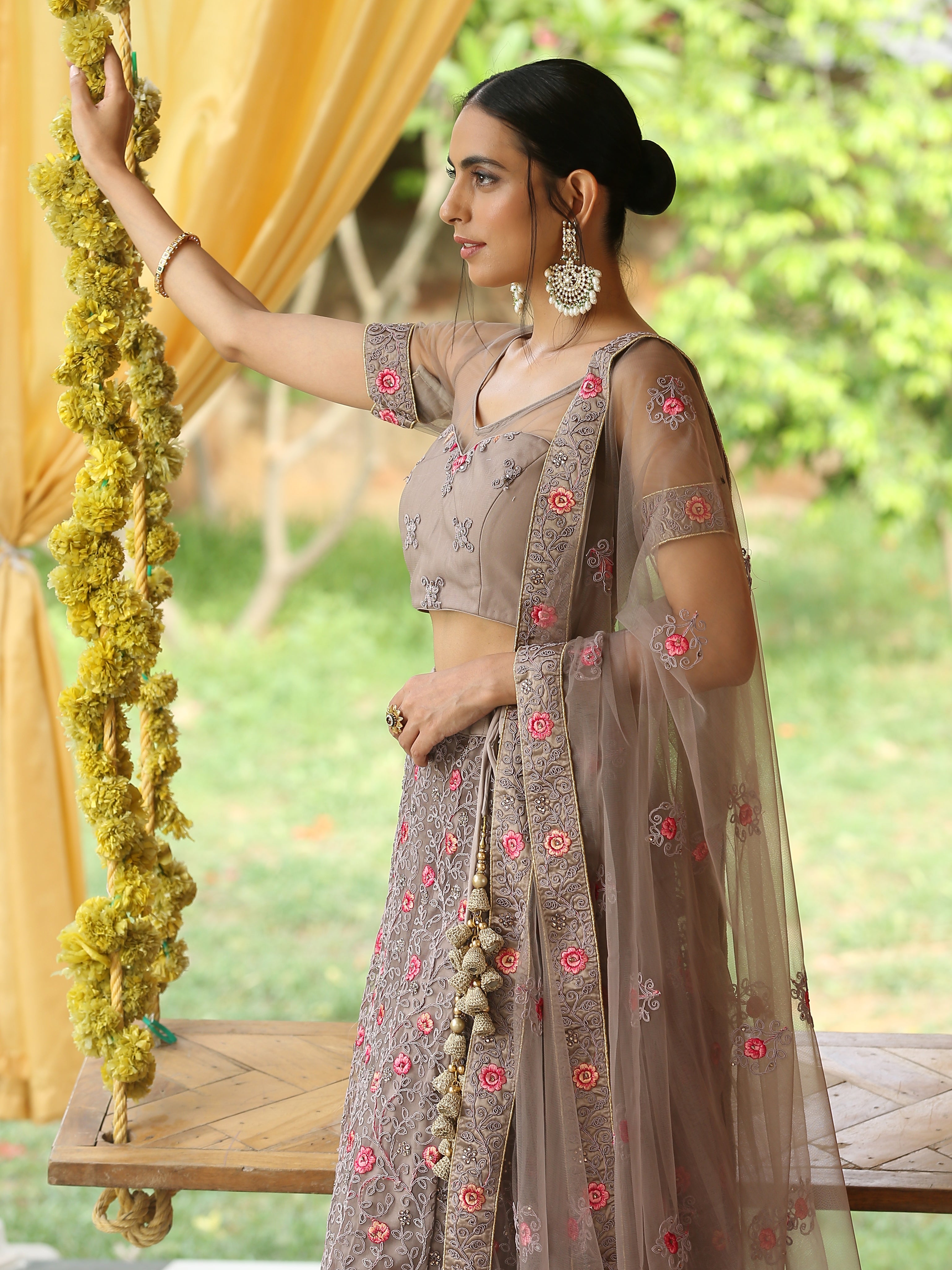 A Walk Through the Wood Lehenga Set