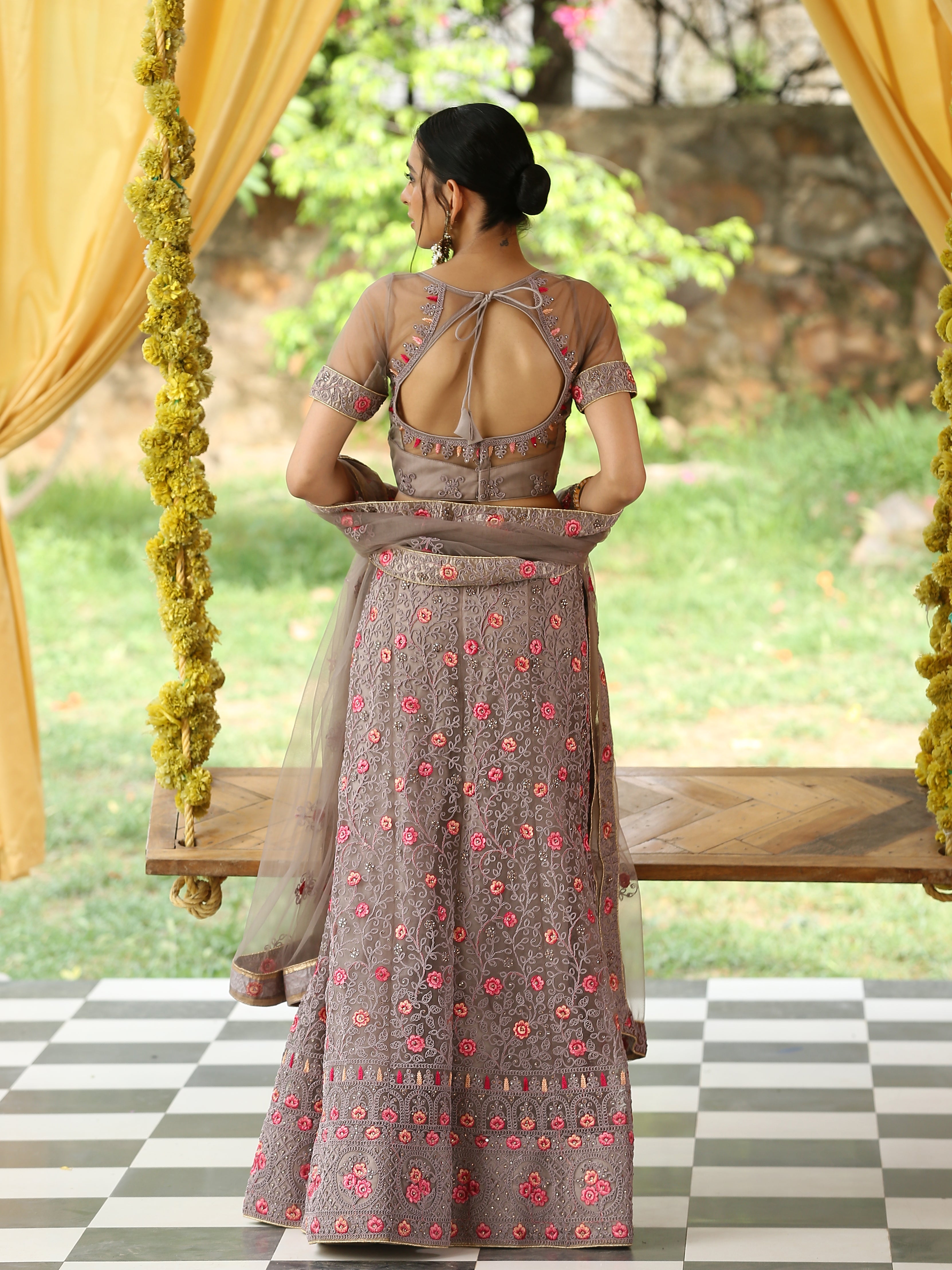 A Walk Through the Wood Lehenga Set