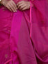 Auspicious Pink Chanderi Saree With Blouse Fabric