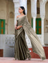 Liquid Gold saree with Lace