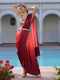 SET I Pre draped Dawn to Dusk Pant style Saree + Blouse + Belt