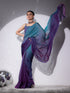 Rarity Ombre Butter Chiffon Saree with Lace & Blouse fabric