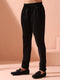 Black Korean Fabric Churidar Pyjama